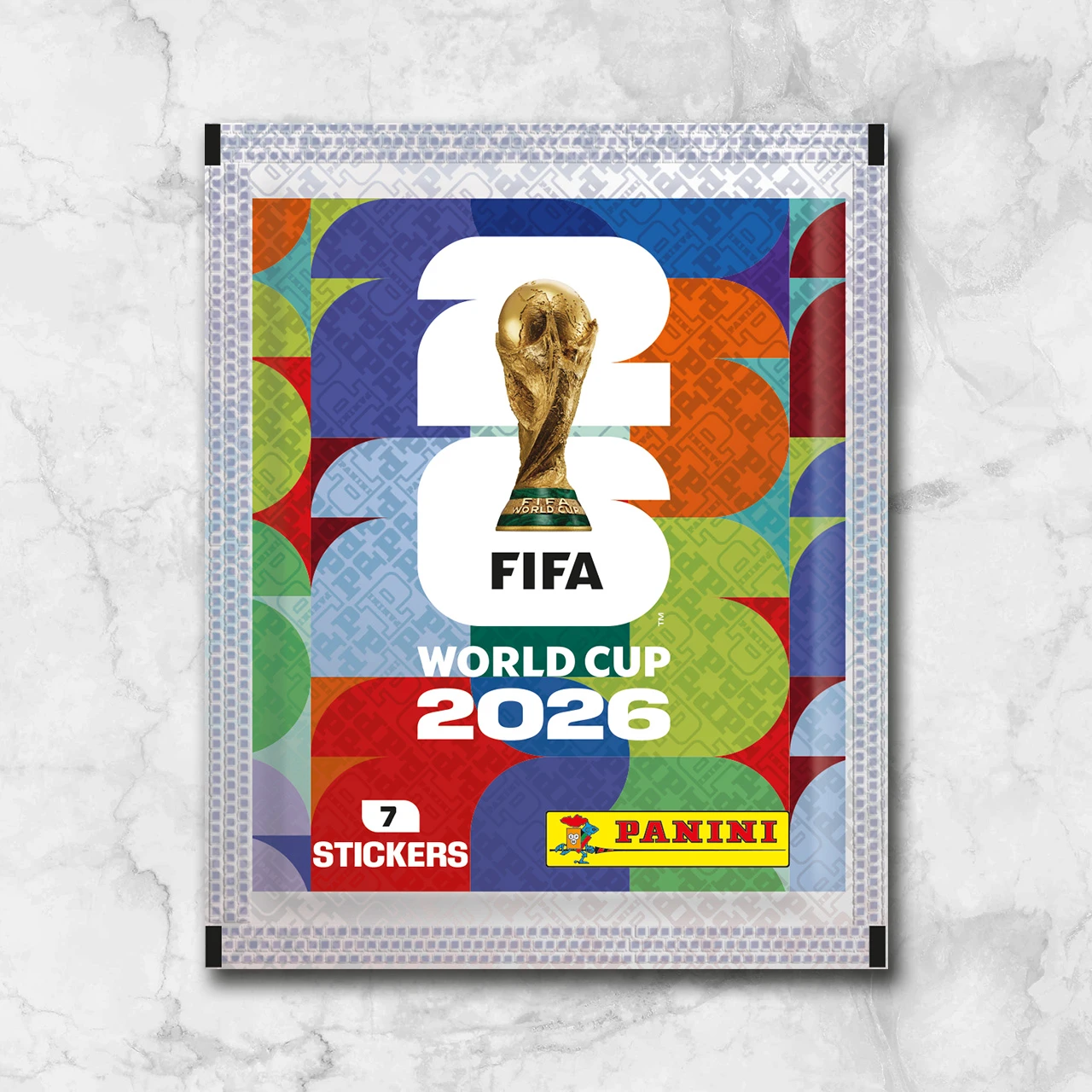82395 WFMex Packaged SOBRE 7 ESTAMPAS WORLD CUP 2026 Secos