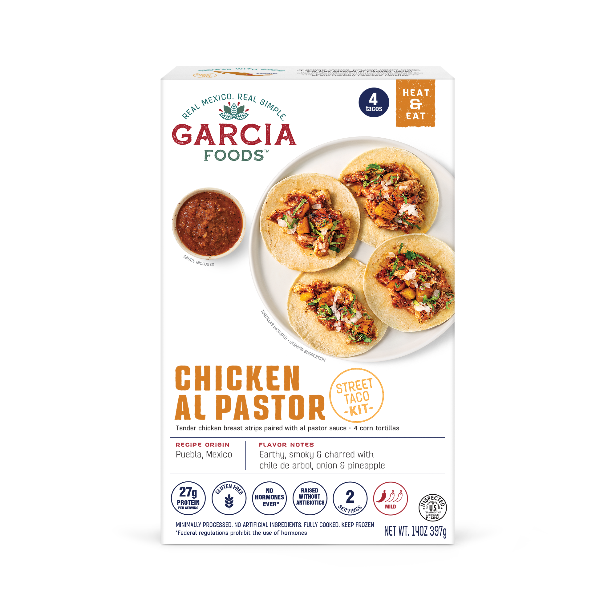 8265 ARTWORK Chicken Al Pastor Taco Kit 14oz - Garcia