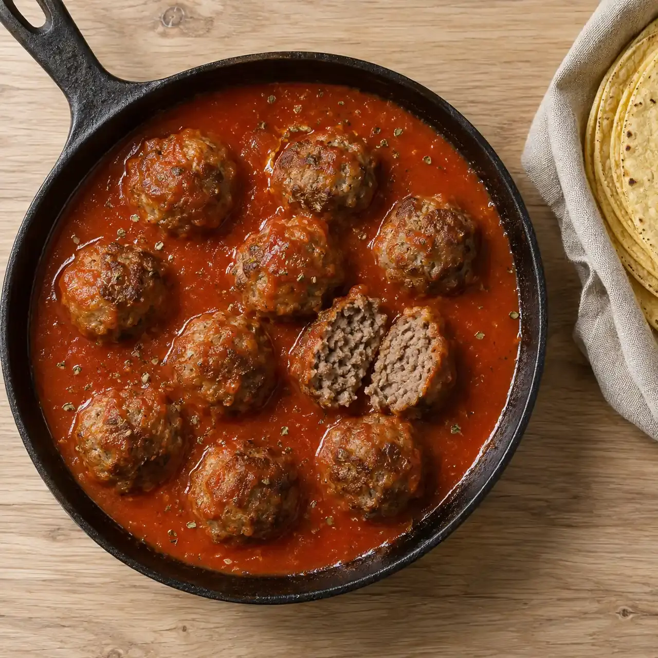 albóndigas de carne molida