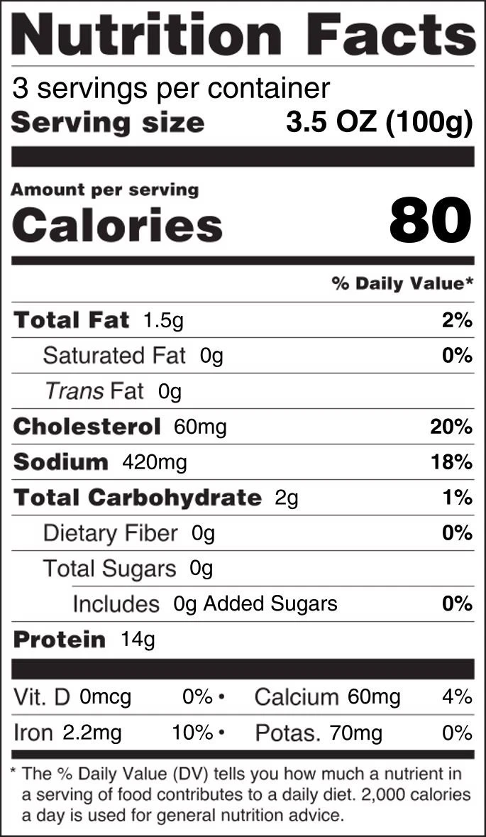 NFT Seafood Mix 10.6oz VS Tray