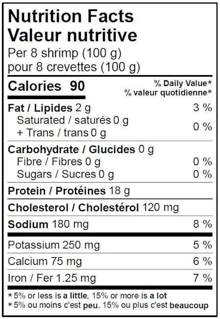 WFC 5109 Seafood Shrimp WhiteLarge31-40 NFT