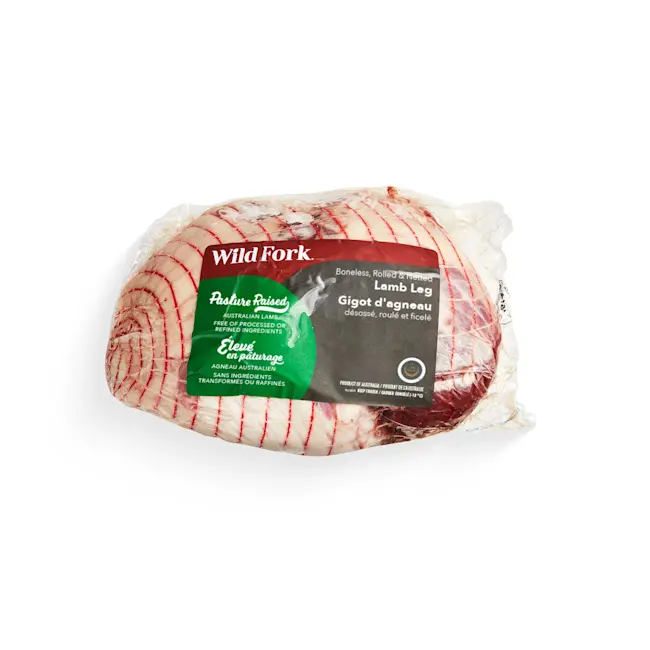 WFC 8029 Lamb Leg Rolled Netted Boneless PD