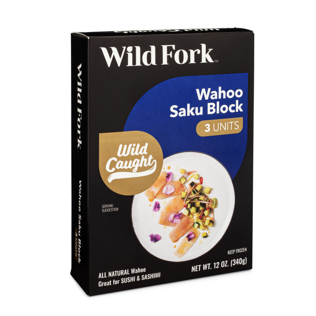 6147 WF PACKAGED Wahoo Saku Block Seafood