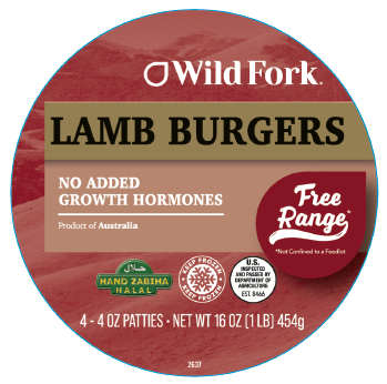 2680 PACKAGE front-  Lamb Burgers