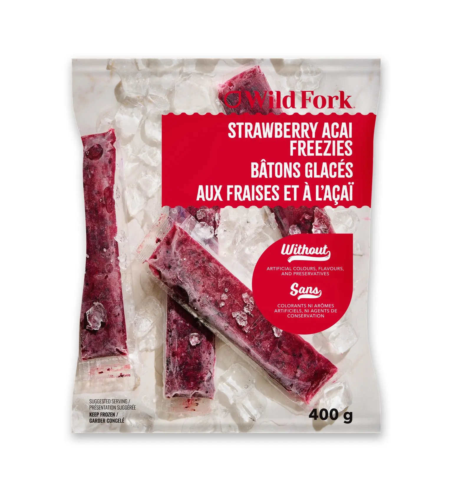 23859 Strawberry Acai Freezies 14.11oz FW