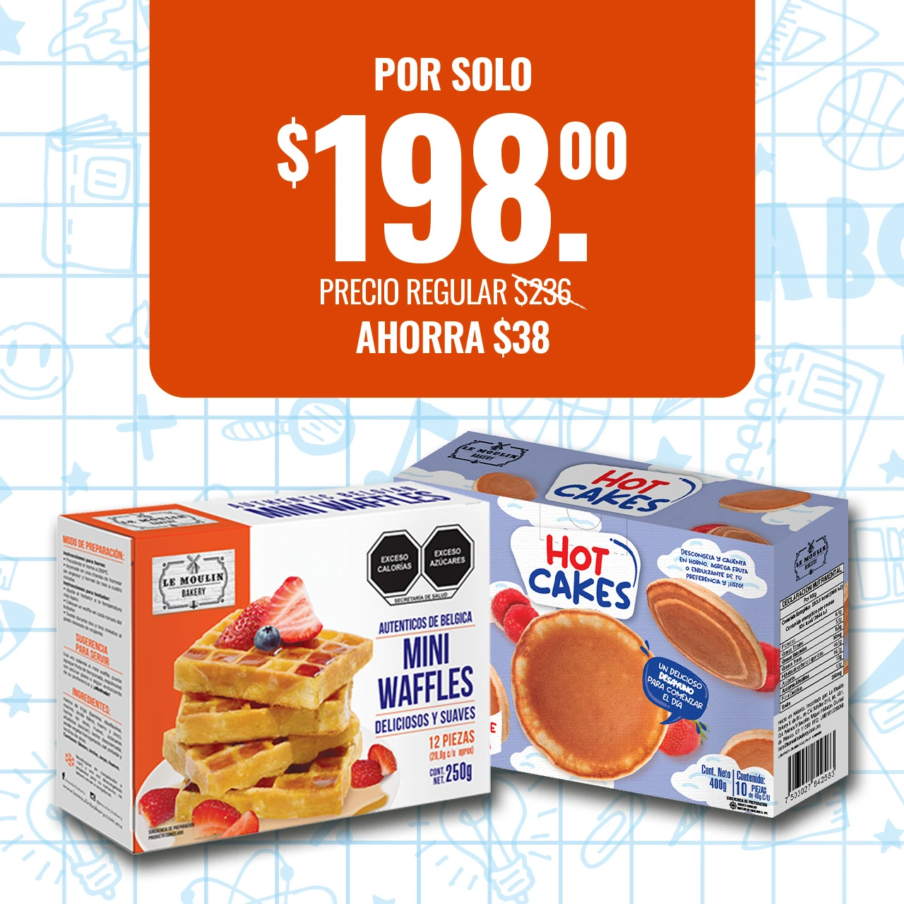 waffles y hot cakesWD 27 ago