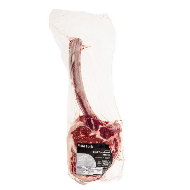 1411 WF PACKAGED USDA Prime Beef Tomahawk Steak Beef