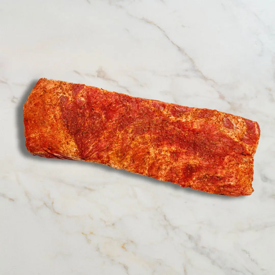 3536 Whiskey Back Pepper St. Louis Ribs Raw