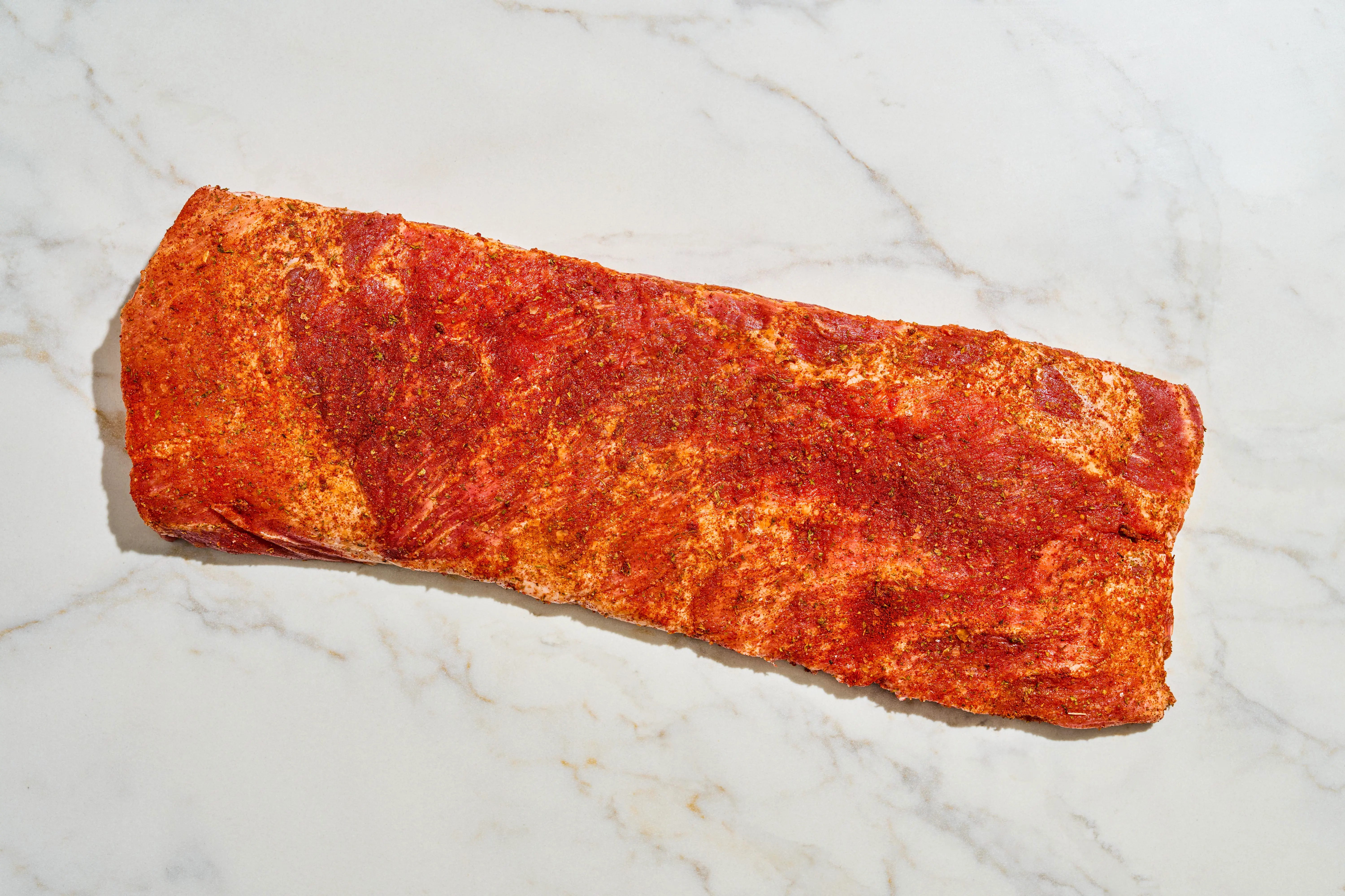 3536 Whiskey Back Pepper St. Louis Ribs Raw