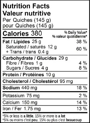 2549 - Italian-Style Quiche - NFT