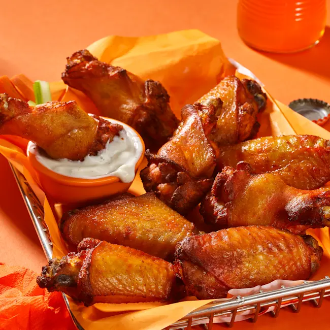 RAW Air Fryer Buffalo Crispy Wings