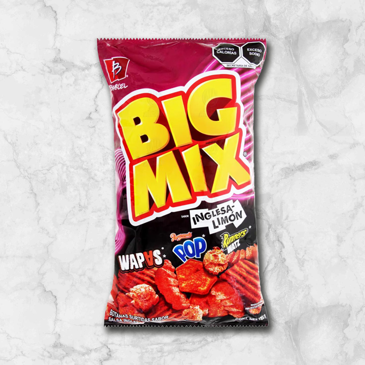 82460 WFMex Packaged BARCEL BIG MIX SALSA INGLESA 185G Abarrotes