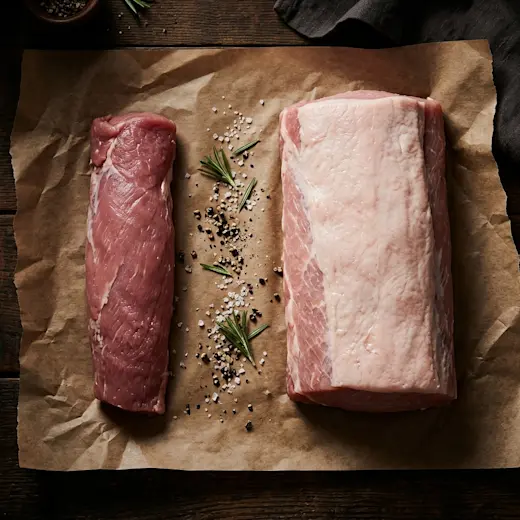 Pork tenderloin vs pork loin