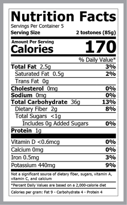 7277 WF NFT tostones 1 lb iqf