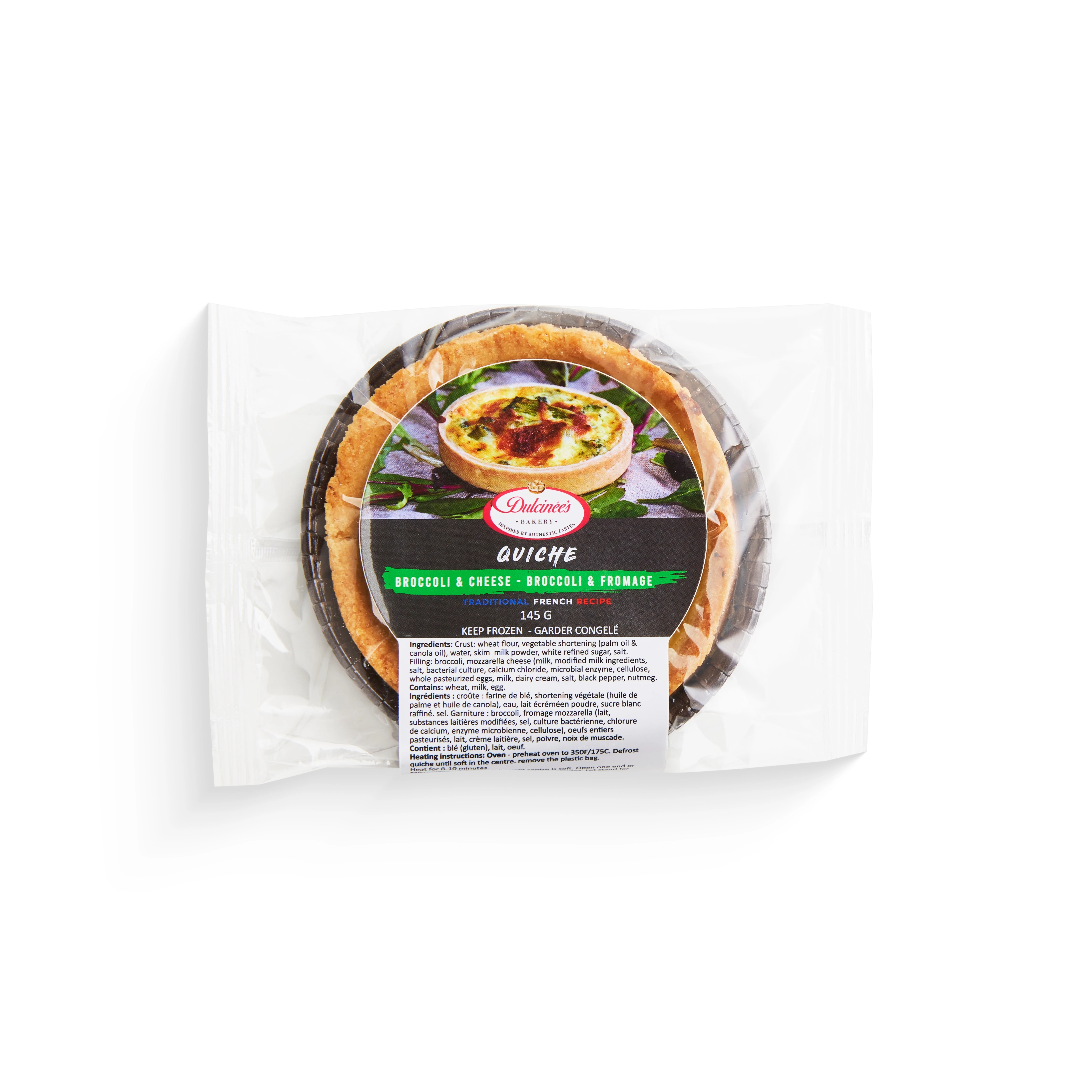 WFC 2500 NB ValueAdd Quiche BroccoliCheese Product