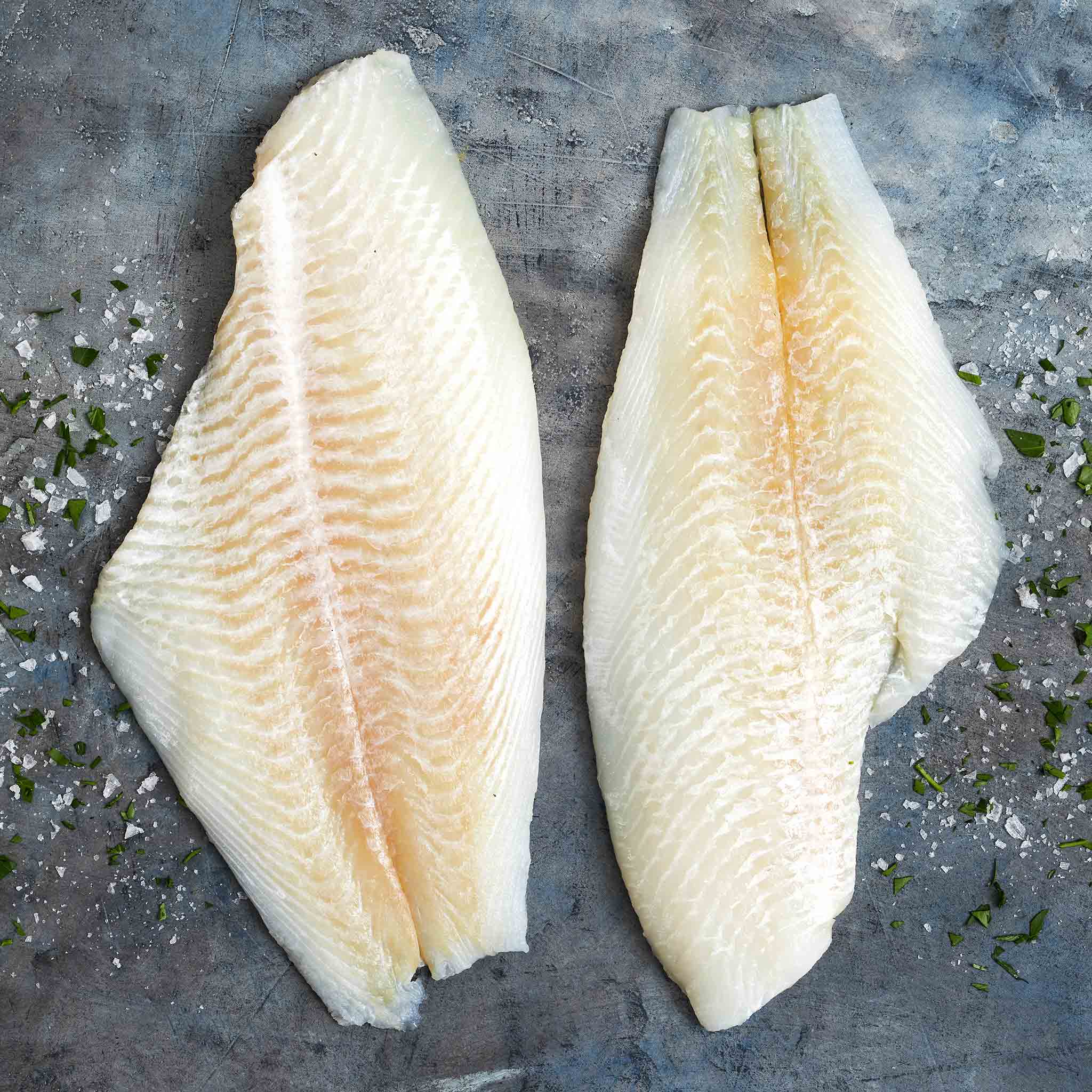 6109 WF Raw Skinless Flounder Fillets Seafood