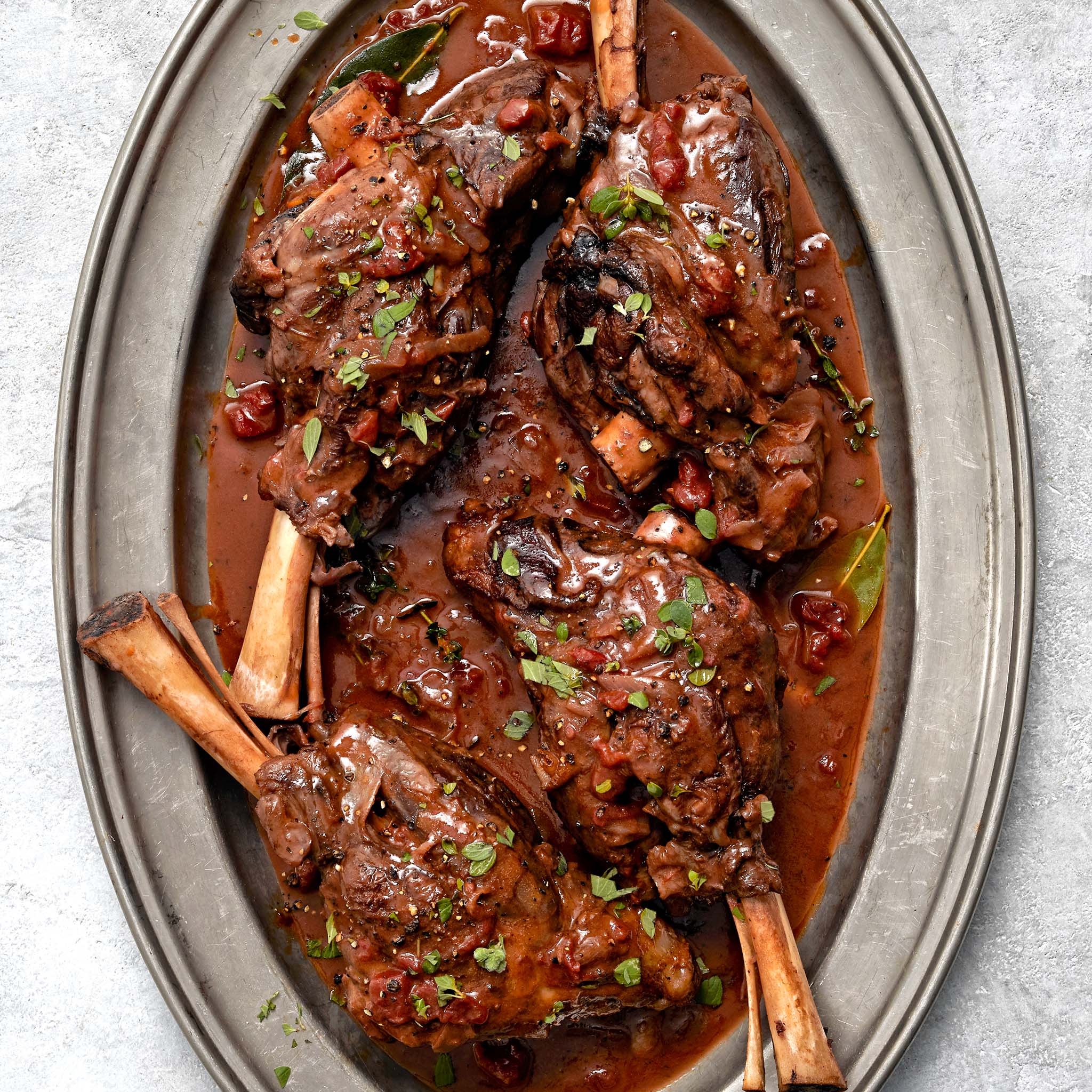5205 WF PLATED lamb shanks Specialty Meats