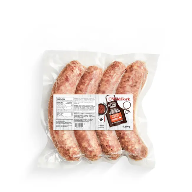 29124 Beef Asiago Sausages
