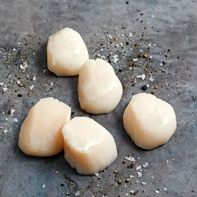 6033 WF Raw Sea Scallops Seafood10/20 Japanese Scallops