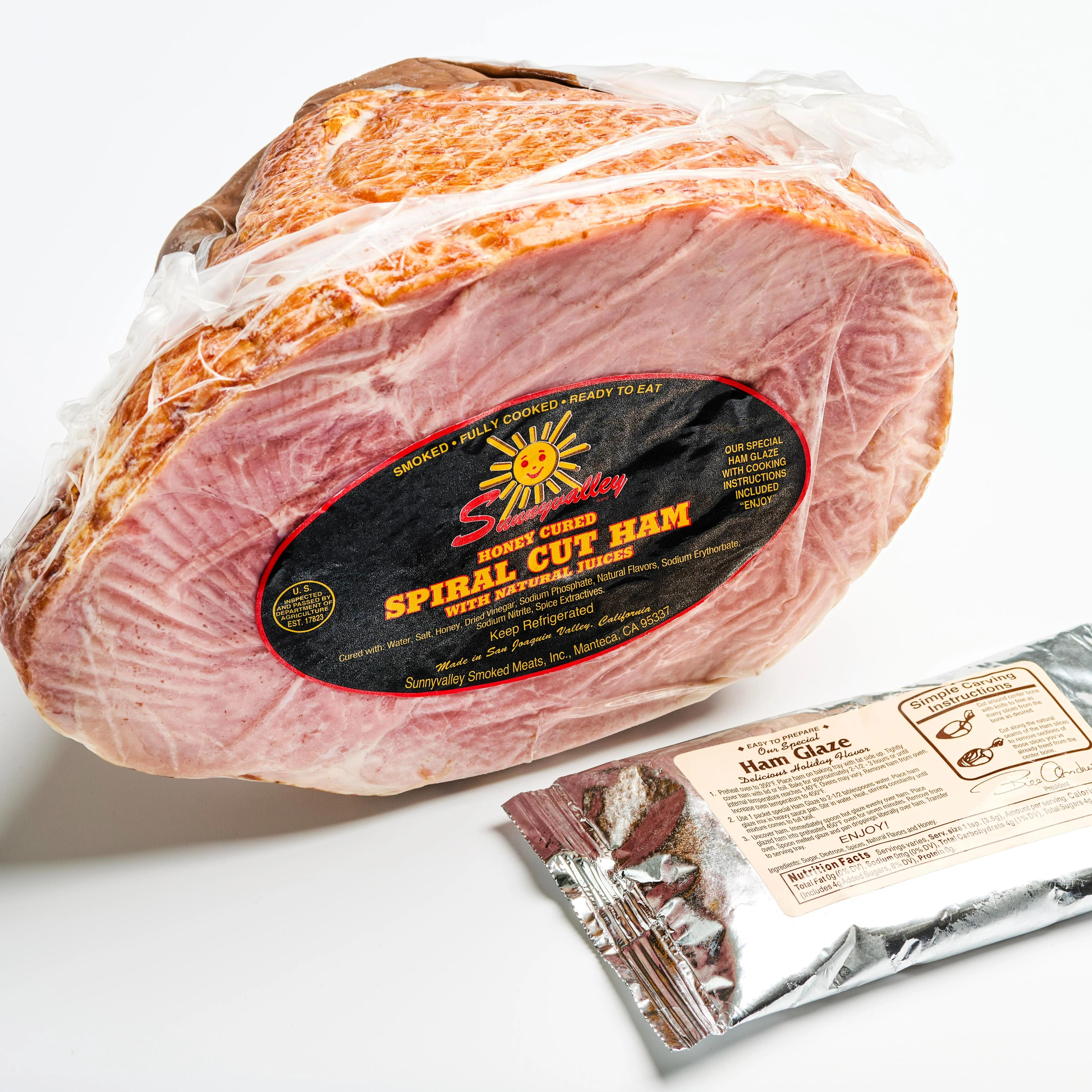 3832 PACKAGED Sunny Valley Spiral Ham