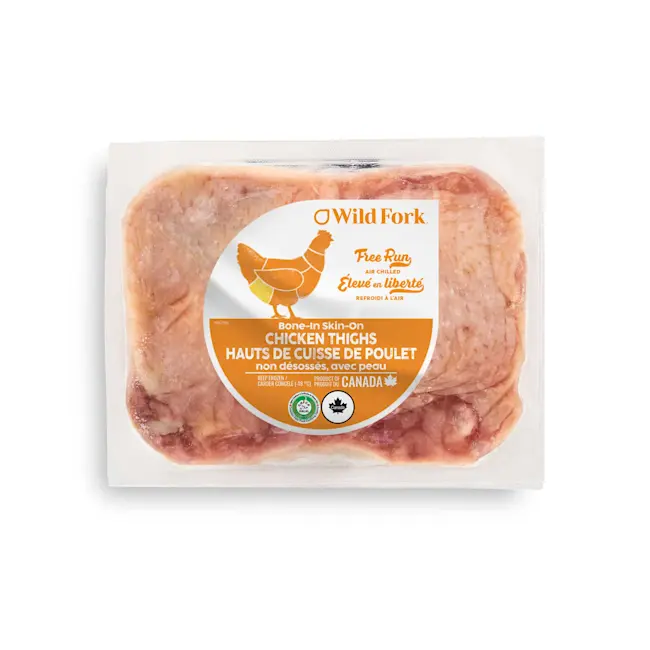 WFC 7106 Chicken Thighs BISkinOn Product