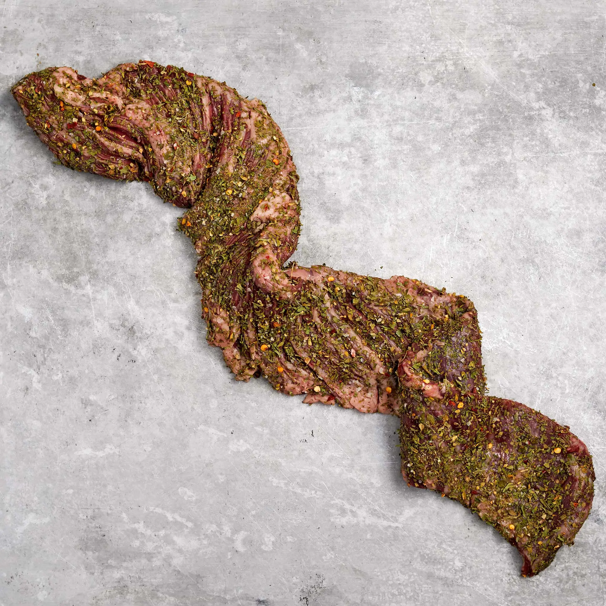 WFC 6406 Beef Steak OutsideSkirt Chimichurri Raw