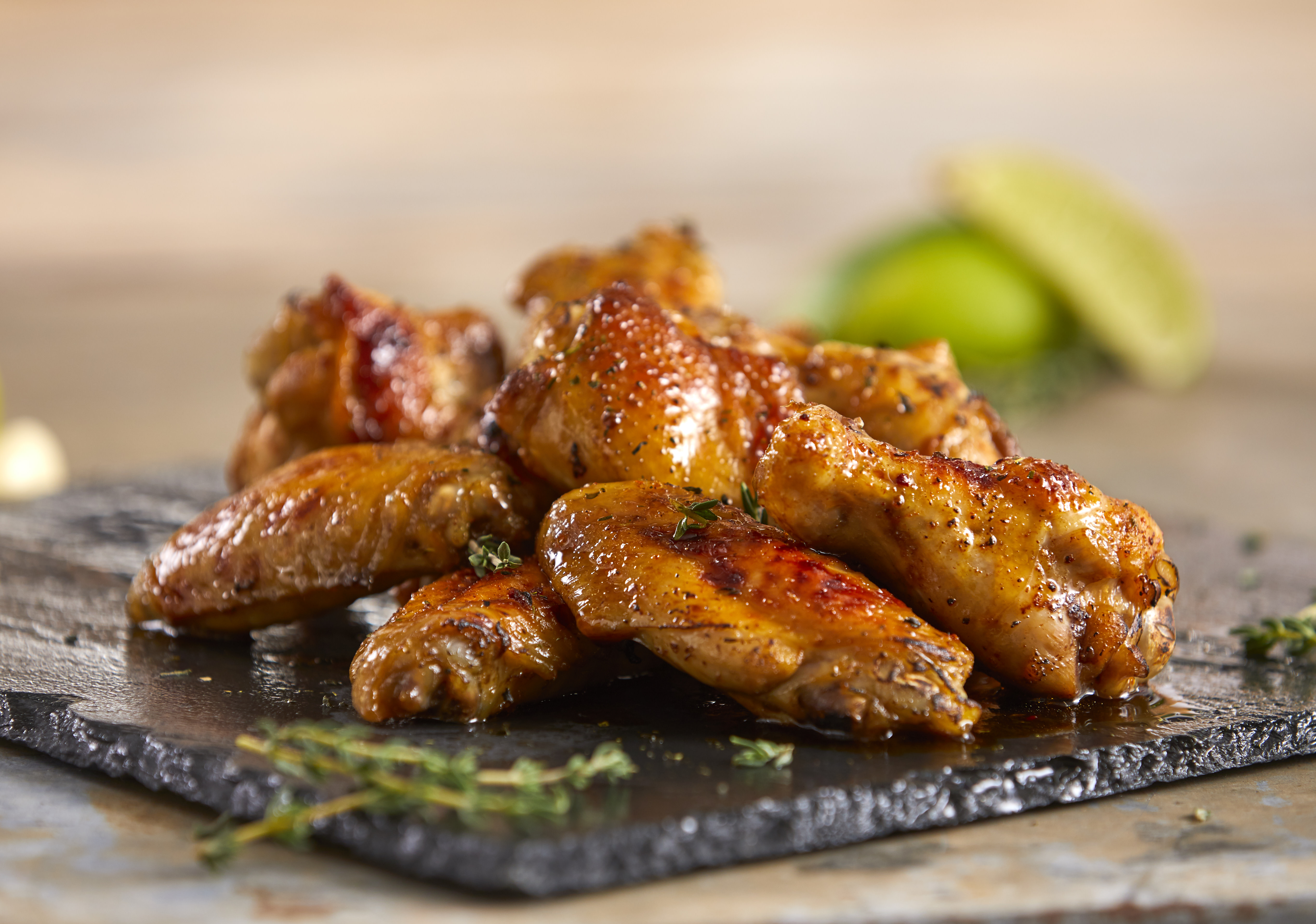 4209 WF PLATED Chicken Wings Green Tea Garlic Poultry