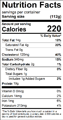 4509 WF NFT buffalo wings 2 5lbs iqf