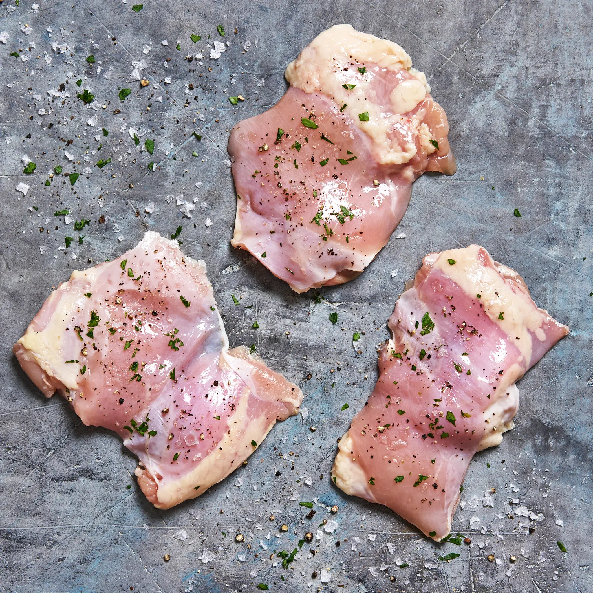 4606 RAW Pasture Raised Boneless Skinless Chicken Thighs