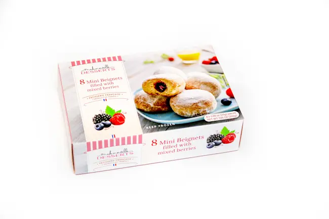 WFC 4505 NB Bakery MiniBeignets Berries Product
