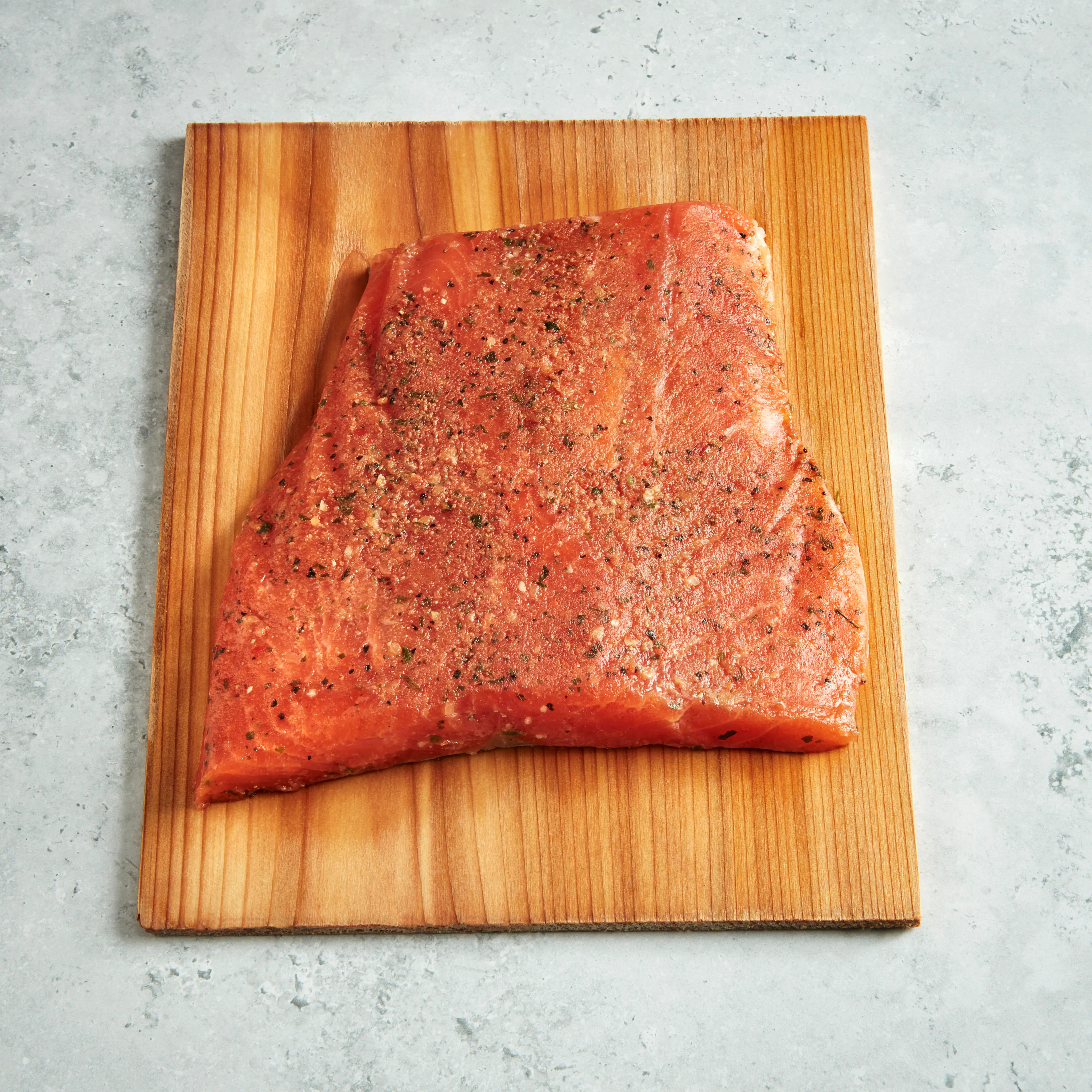 WFC 5159 NB Seafood Salmon CedarPlanked GarlicHerb Raw