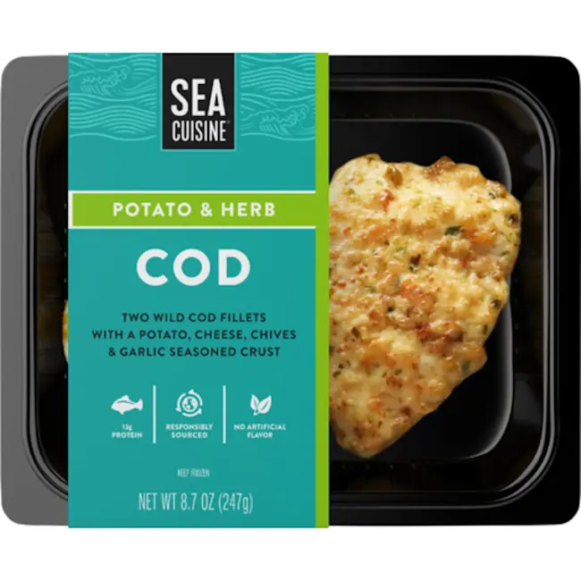 6303 PACKAGED Potato & Herb Cod
