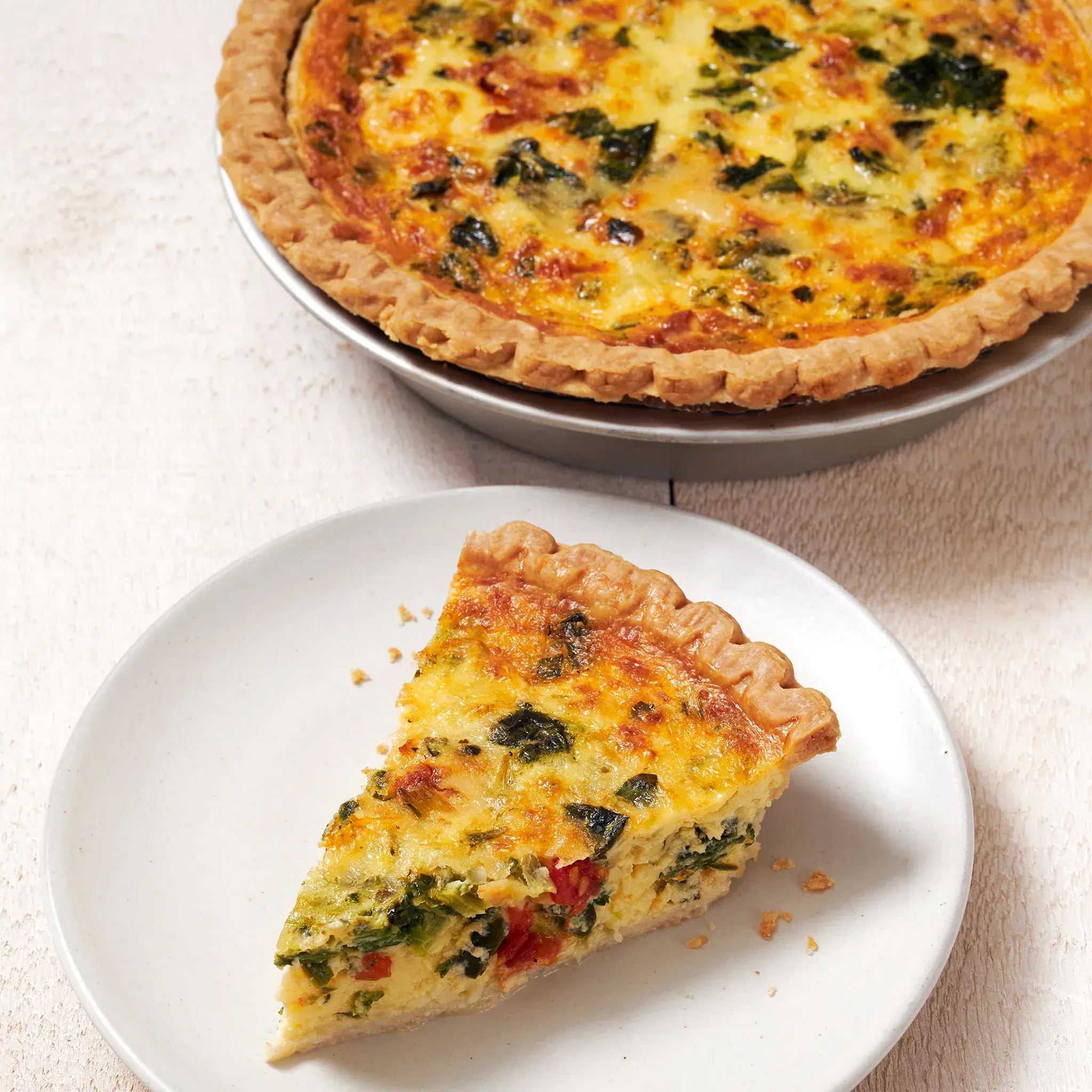 8071 WF RAW Quiche Mediterranean Ready Meals