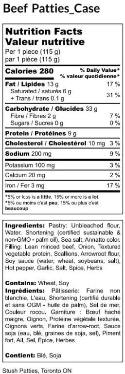 22057 NFT Jamaican Beef Patties