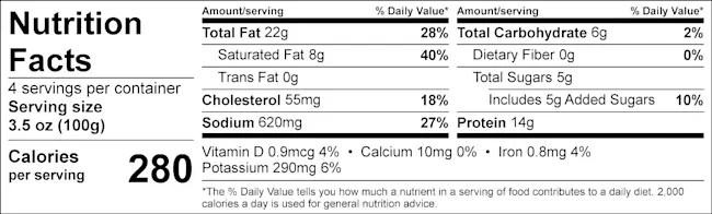 3800 NFT Honey Garlic Pork Sausage - Martin's