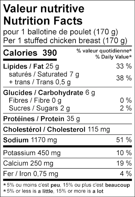 22593 NFT Neapolitan Style Stuffed Chicken - Cool & Simple