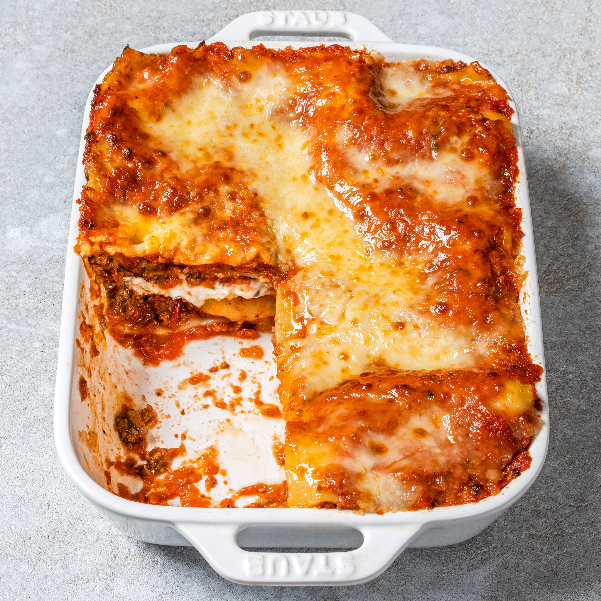 RAW 8100 Grass Feb Beef Lasagna - Family Size