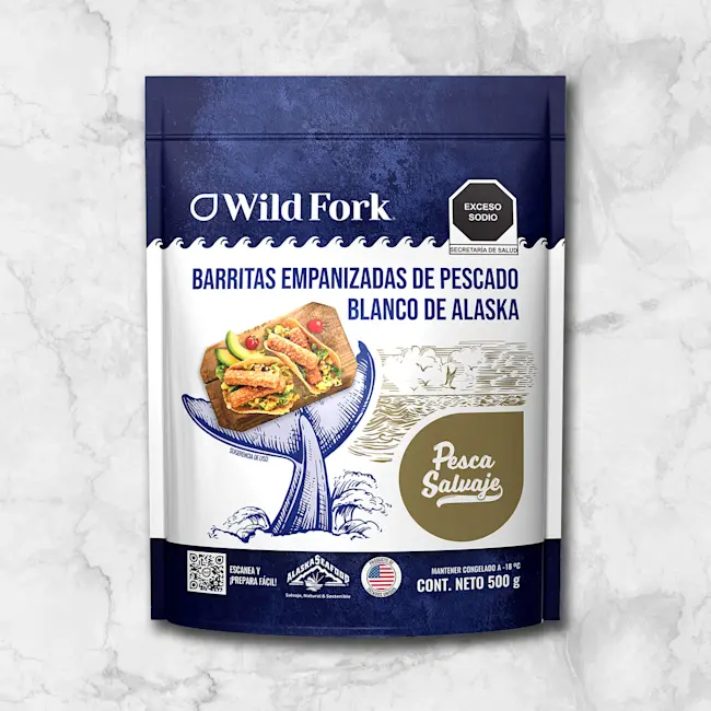 81937 WFMex Packaged BARRITAS EMPANIZADAS DE PESCADO BLANCO DE ALASKA Pescados