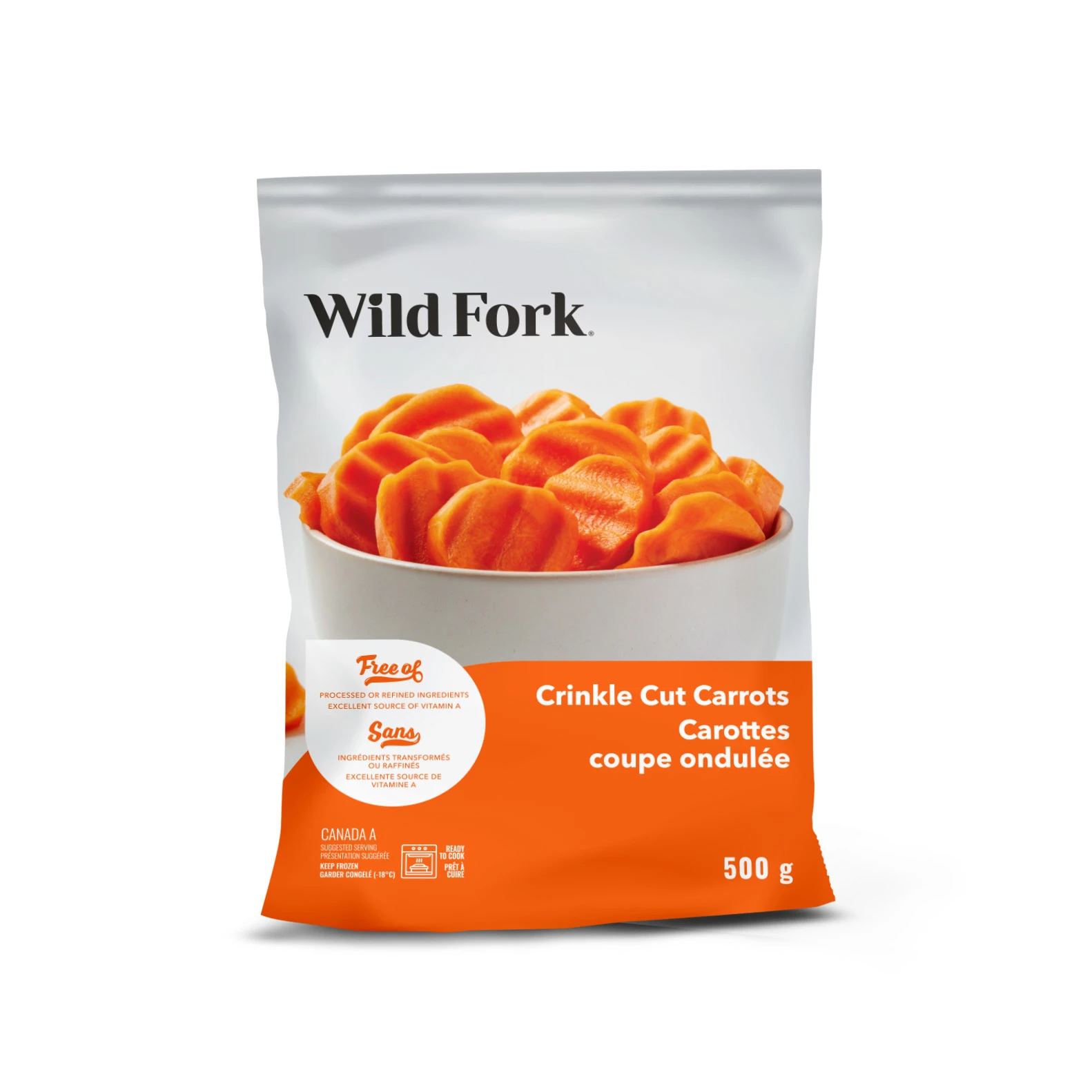 WFC 4031 Produce Carrots CrinkleCut Product 1x1