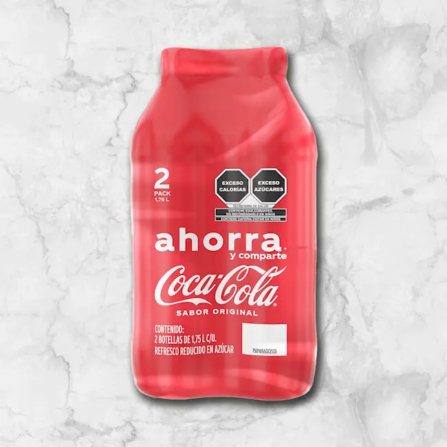 82375 WFMex Packaged COCA COLA ORIGINAL BI PACK 1.75 L Abarrotes