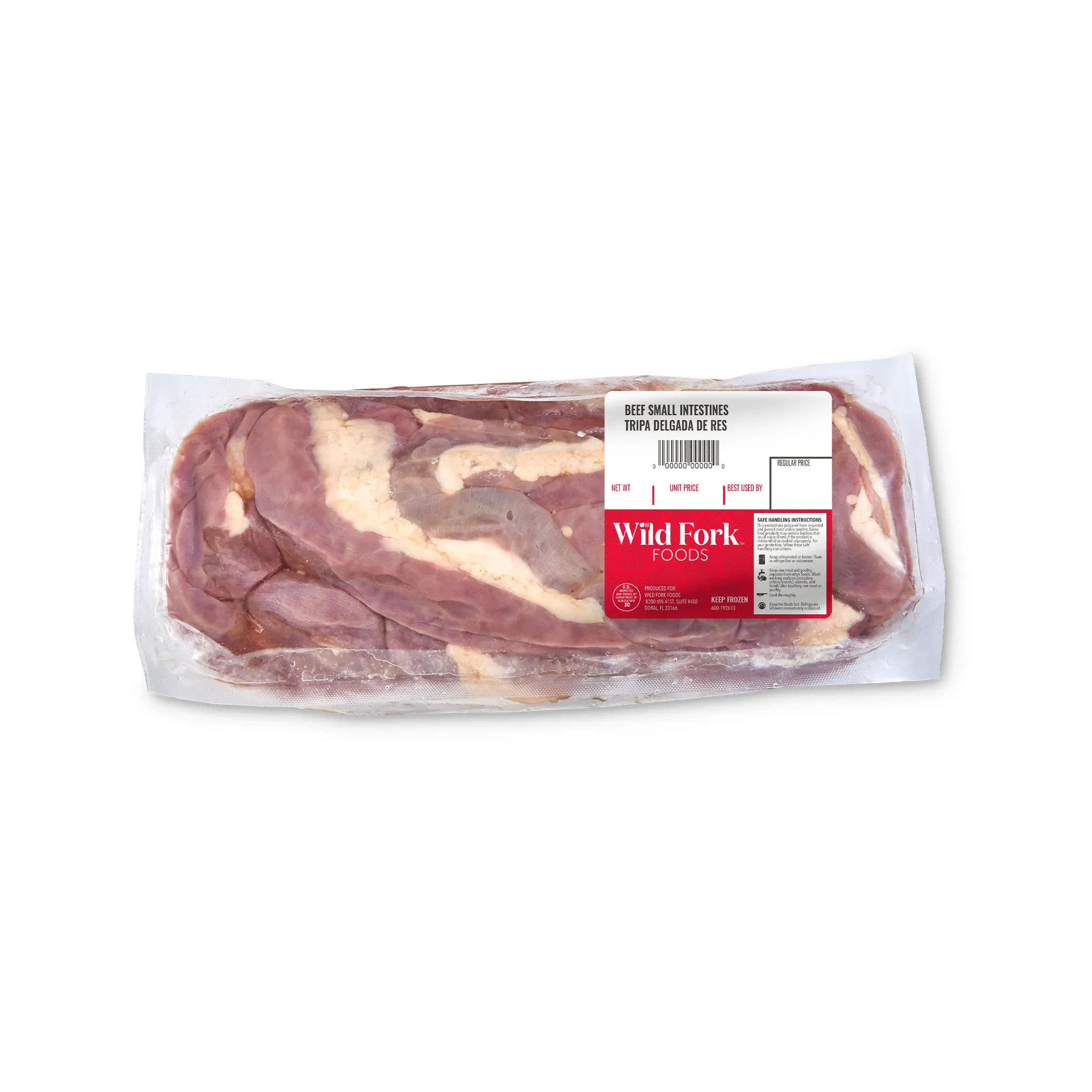 1807 WF packaged Beef Small Intestines BEEF