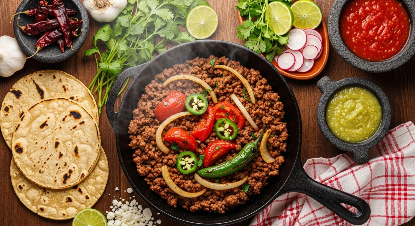 Carne Molida Mexicana: Receta Tradicional Fácil y Versátil
