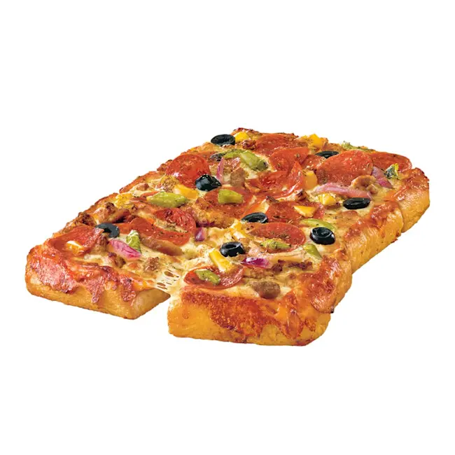 8174 COOKED Supreme Detroit Style Pizza - Screamin' Sicilian