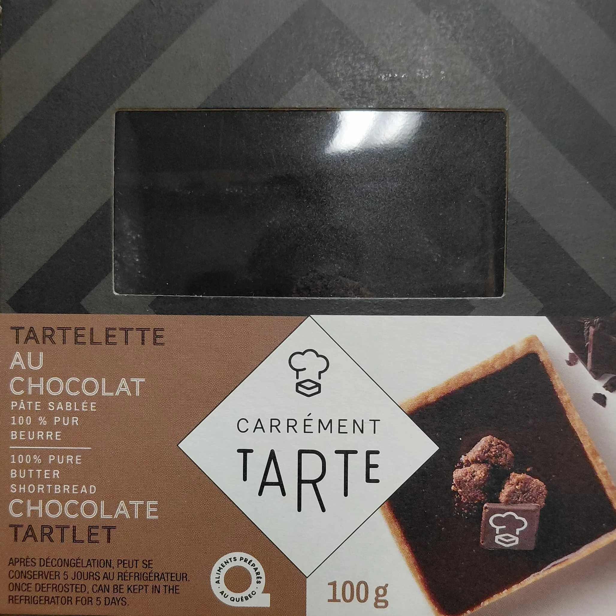 23884 PACKAGE Chocolate Tart