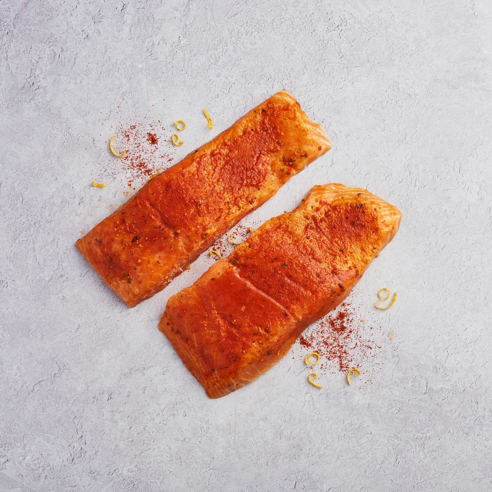 6273 RAW Atlantic Salmon Portions w/ Citrus Diavalo