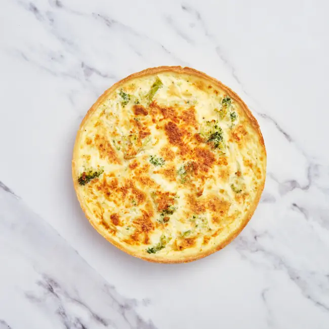 WFC 2561 ValueAdded Quiche Broccoli Cheddar 8in RAW