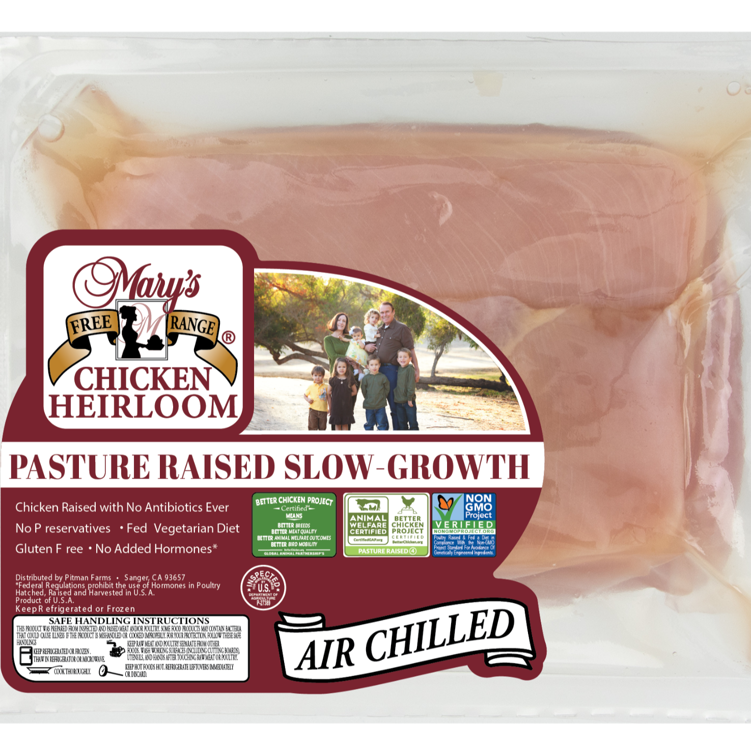 4602 PACKAGE Pasture Raised Imperfect Boneless Skinless Chicken Breast