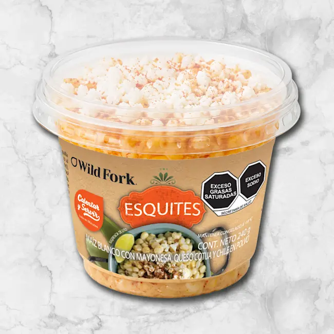 82439 WFMex Packaged ESQUITES WF 240G PLatillos Listos