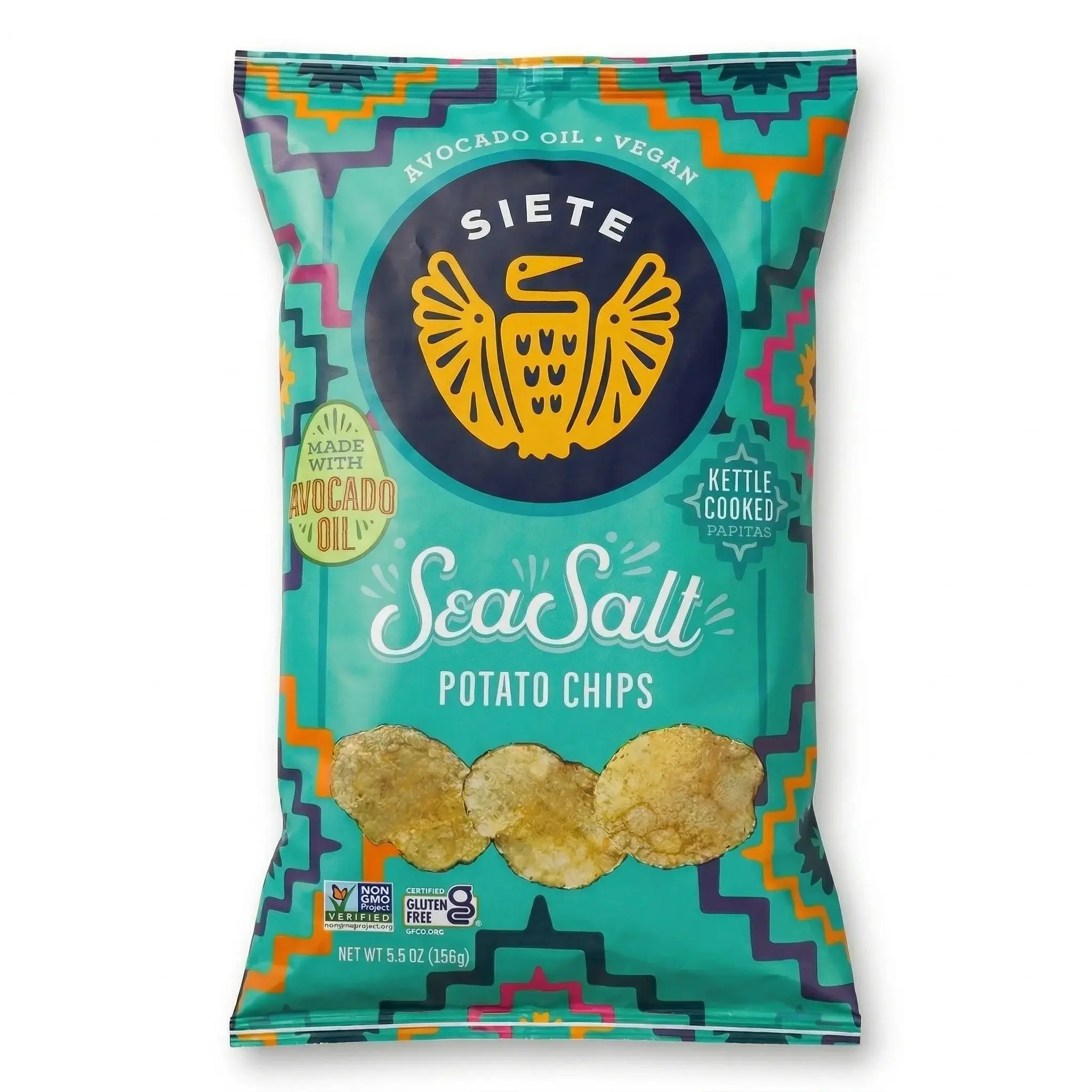 9650 - Siete Chips Potato Sea Salt - FRONT