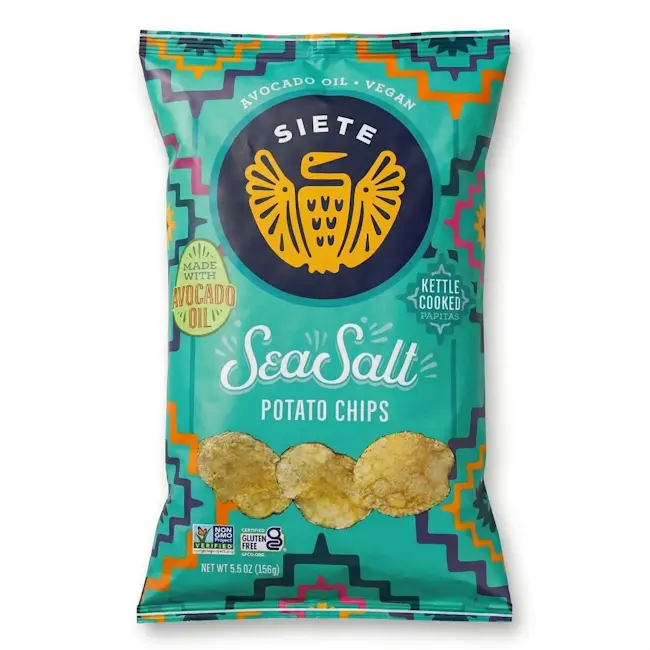 9650 - Siete Chips Potato Sea Salt - FRONT